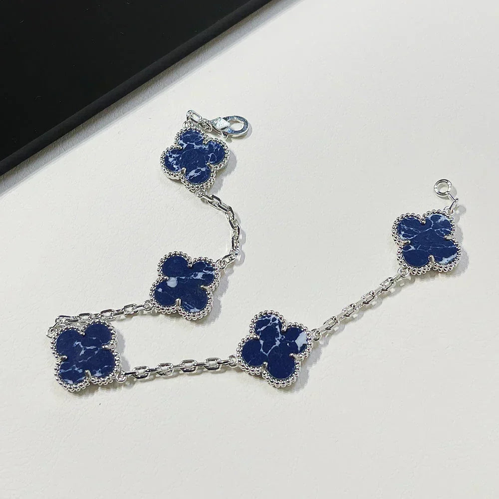 [⭐Spark]CLOVER 5 MOTIF PIETERSITE BRACELET COLLECTION