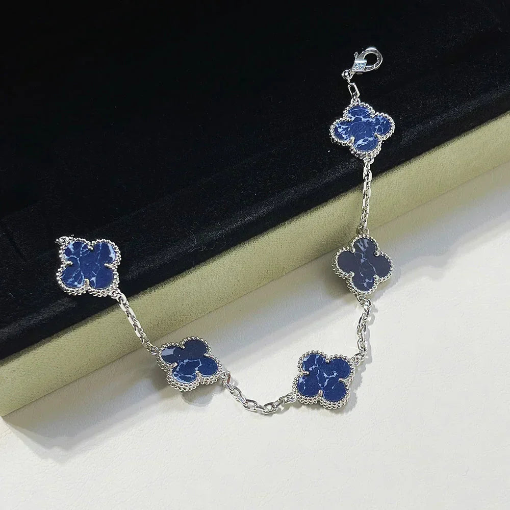 [⭐Spark]CLOVER 5 MOTIF PIETERSITE BRACELET COLLECTION