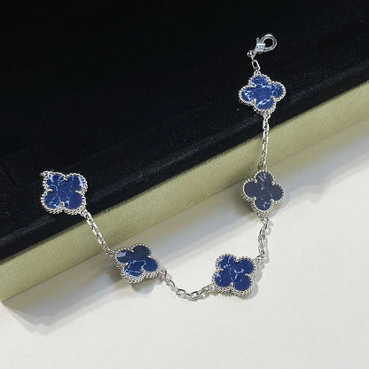 [⭐Spark]CLOVER 5 MOTIF PIETERSITE BRACELET COLLECTION