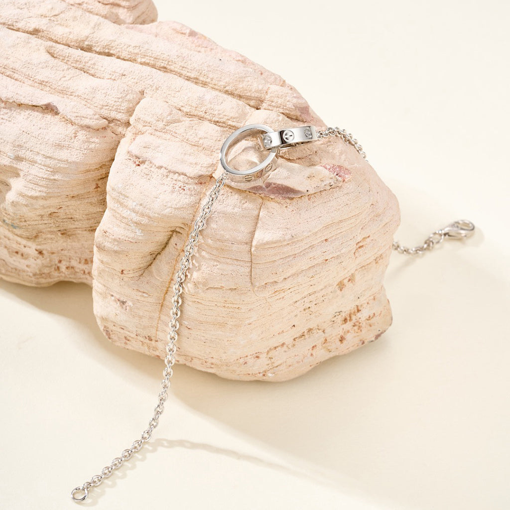 [⭐Spark]LOVE BRACELET DOUBLE RING