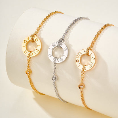 [⭐Spark]LOVE BRACELET 2 DIAMOND