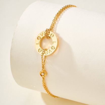 [⭐Spark]LOVE BRACELET 2 DIAMOND