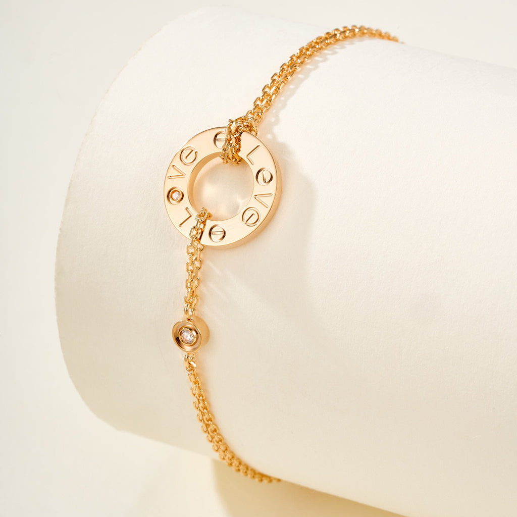 [⭐Spark]LOVE BRACELET 2 DIAMOND