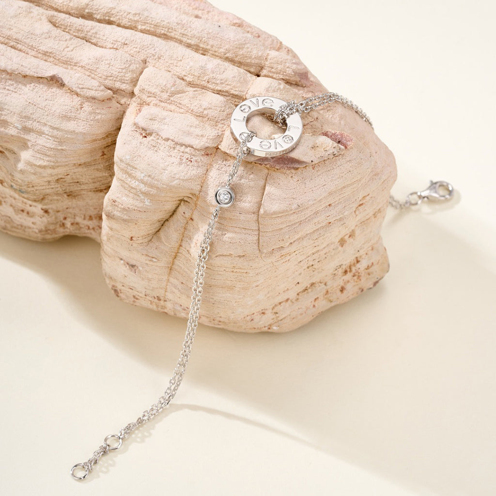 [⭐Spark]LOVE BRACELET 2 DIAMOND