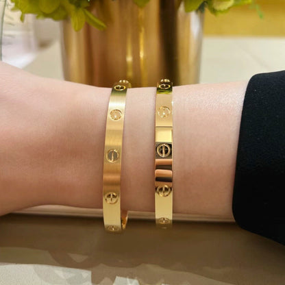[⭐Spark]LOVE BRACELET 6.1MM BRUSHED