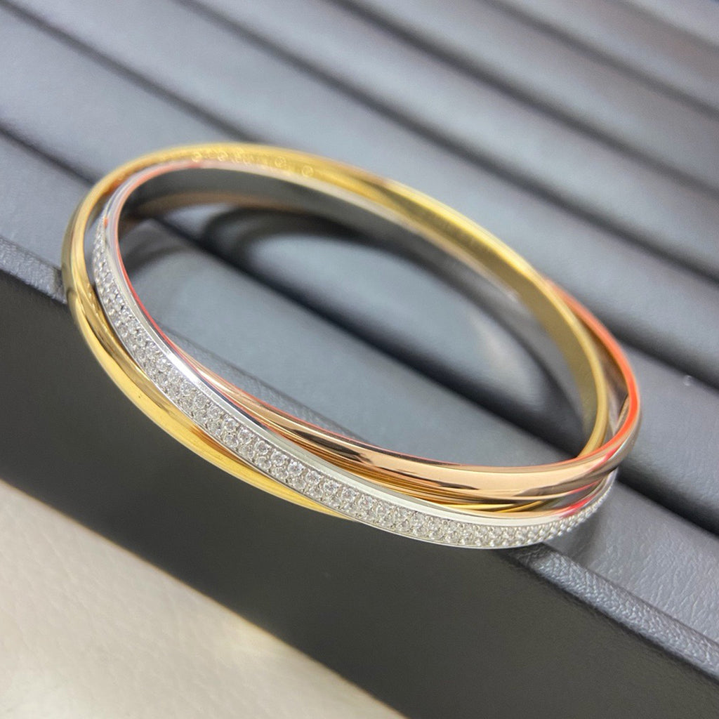 [⭐Spark]TRINITY 2.8MM SMALL BRACELET