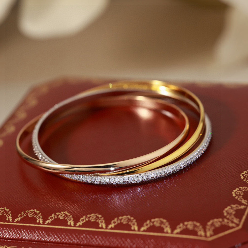 [⭐Spark]TRINITY 2.8MM SMALL BRACELET