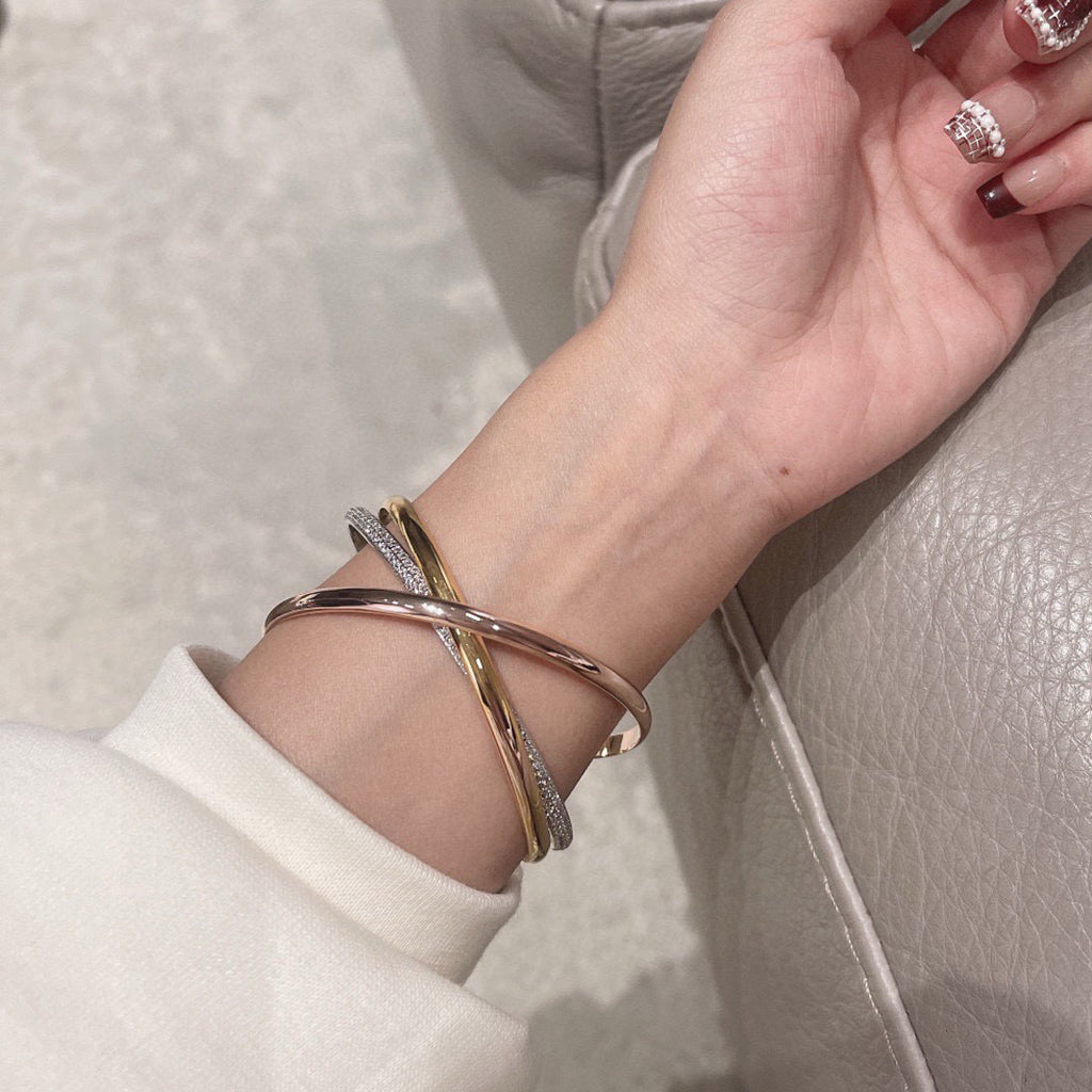 [⭐Spark]TRINITY 2.8MM SMALL BRACELET
