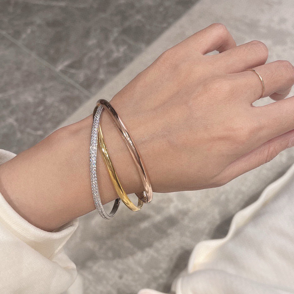 [⭐Spark]TRINITY 2.8MM SMALL BRACELET