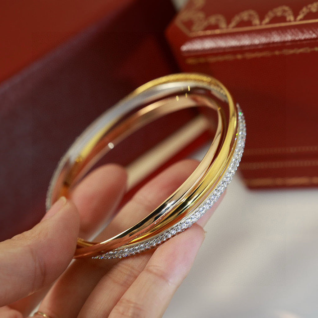 [⭐Spark]TRINITY 2.8MM SMALL BRACELET
