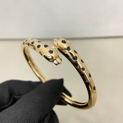 [⭐Spark]PANTHERE DOUBLE HEADED OPEN BRACELET