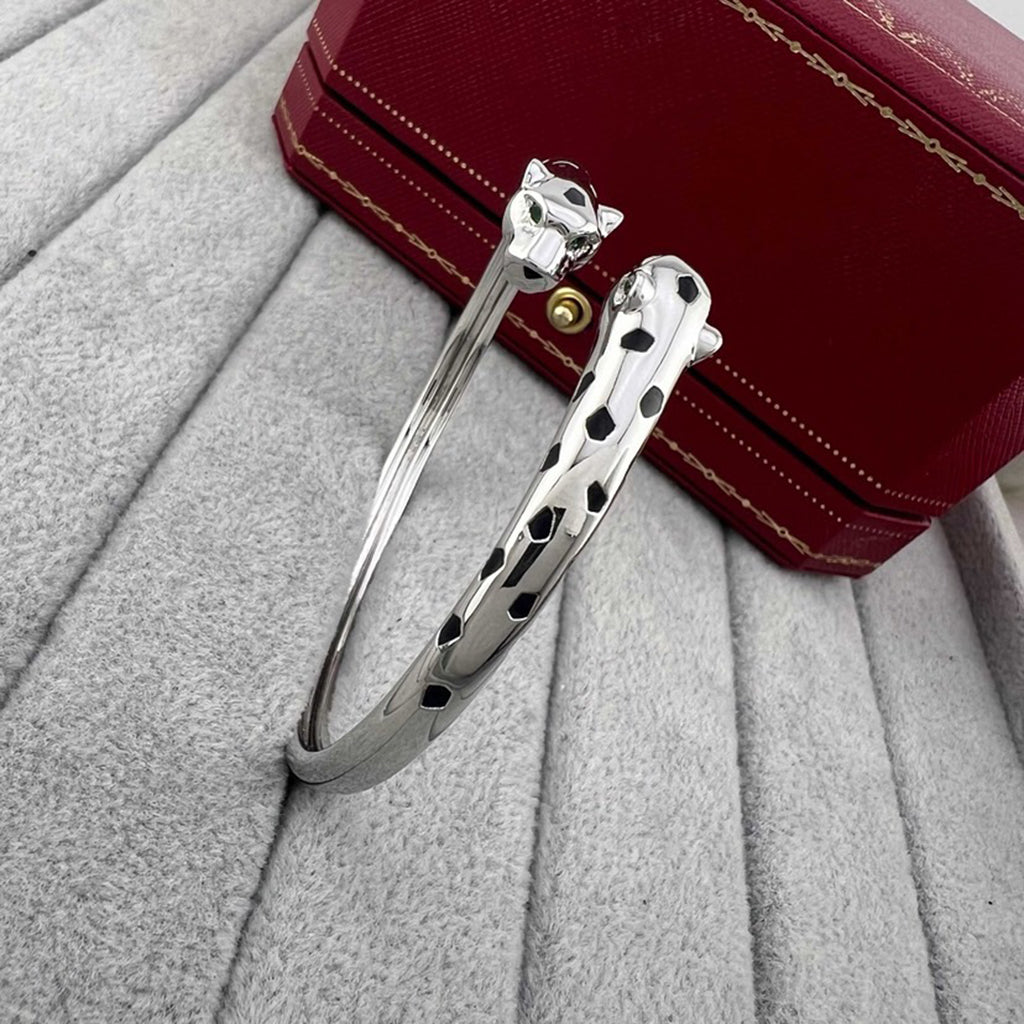 [⭐Spark]PANTHERE DOUBLE HEADED OPEN BRACELET