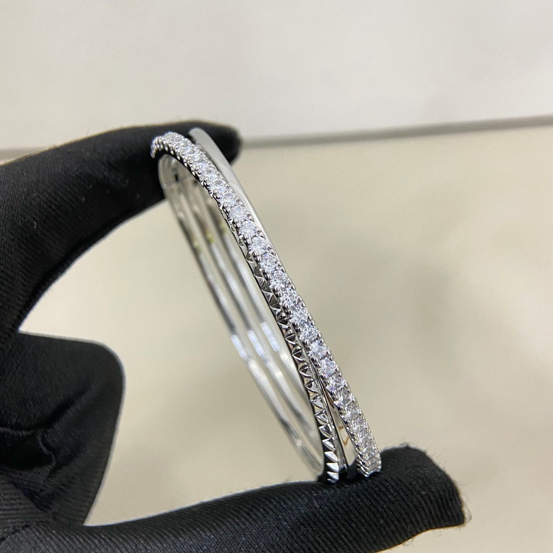 [⭐Spark]ETINCELLE HALF-PAVED DIAMOND BRACELET