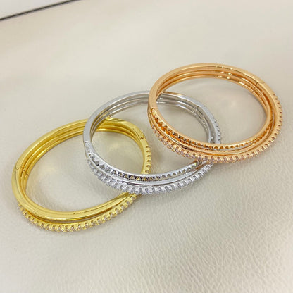 [⭐Spark]ETINCELLE HALF-PAVED DIAMOND BRACELET