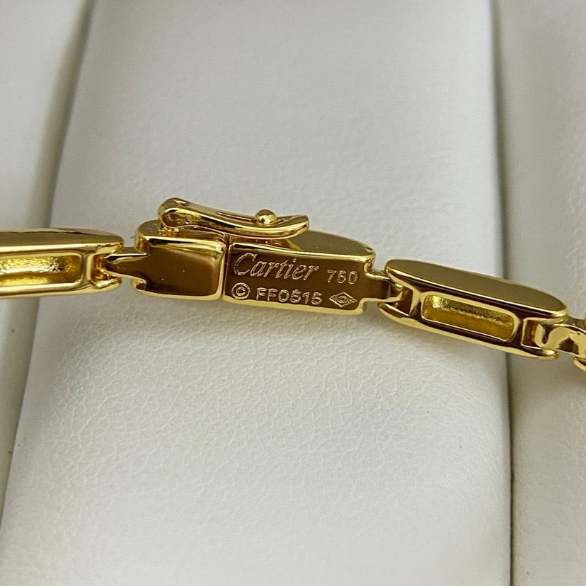[⭐Spark]PANTHERE HALF DIAMOND ON CHAIN BRACELET