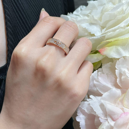 [⭐Spark]KELLY PINK GOLD DIAMOND RING