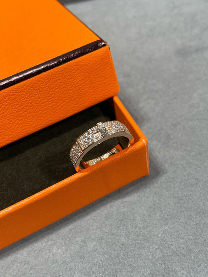 [⭐Spark]KELLY PINK GOLD DIAMOND RING