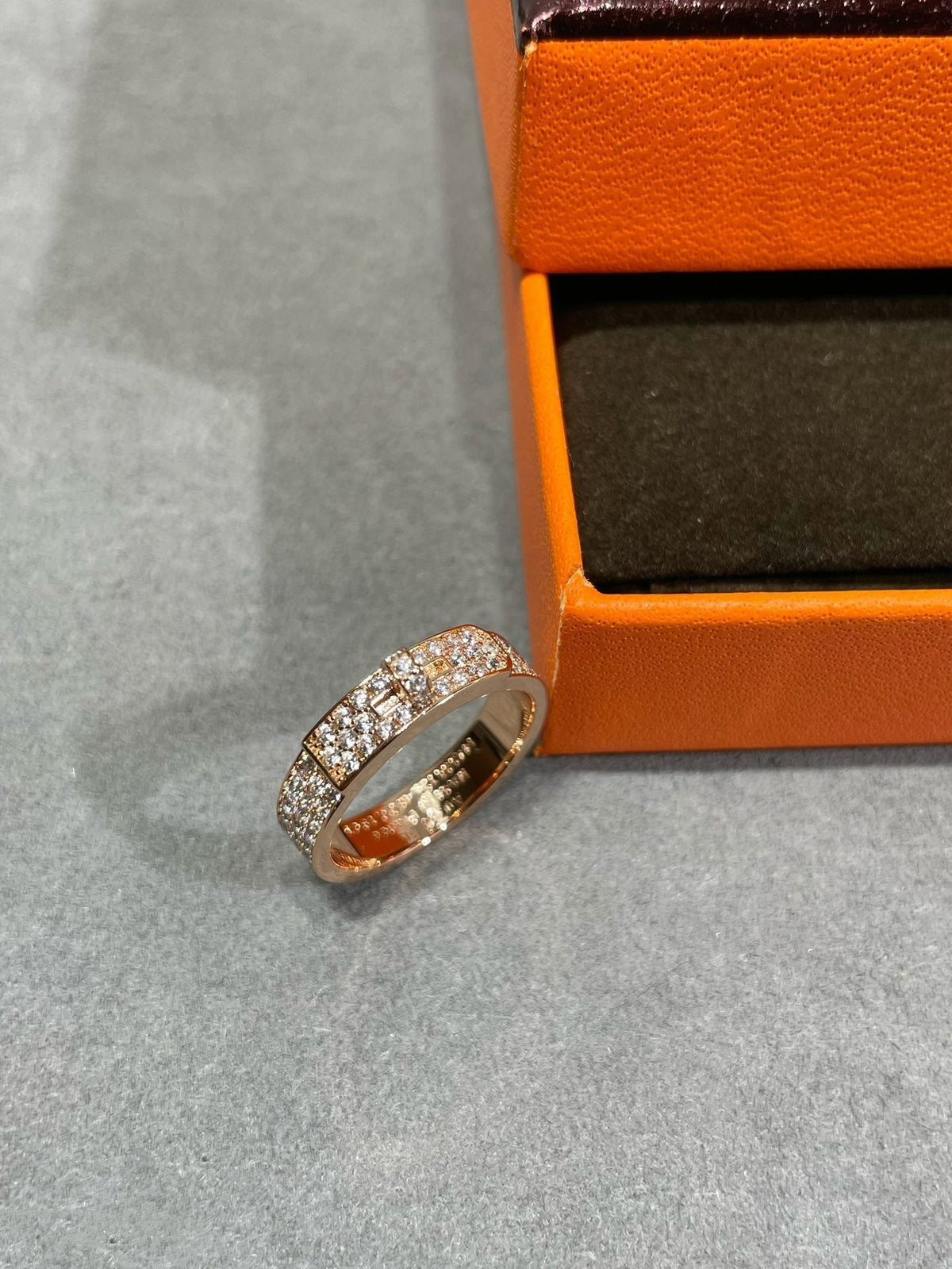 [⭐Spark]KELLY PINK GOLD DIAMOND RING