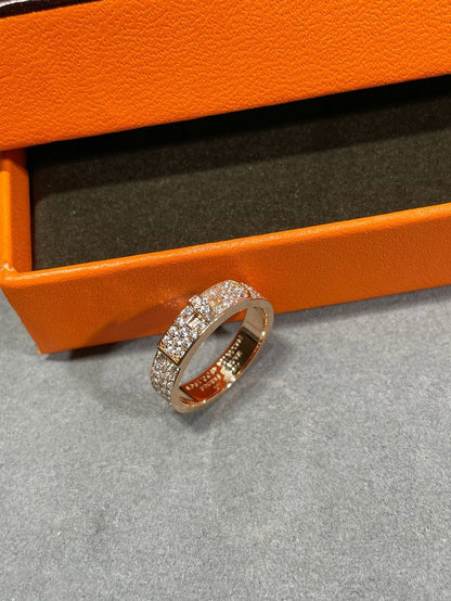 [⭐Spark]KELLY PINK GOLD DIAMOND RING