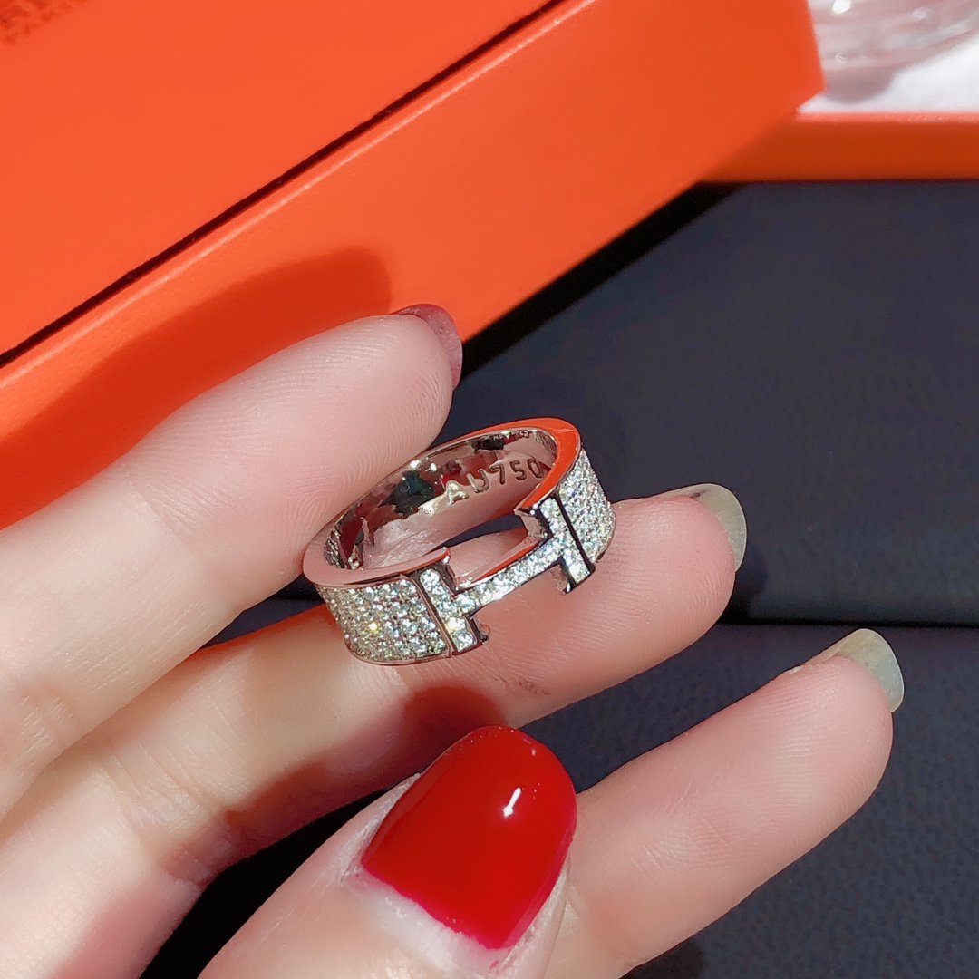 [⭐Spark]H RING FULL DIAMOND