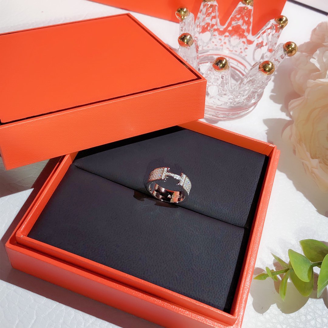 [⭐Spark]H RING FULL DIAMOND