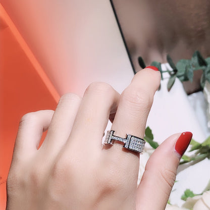 [⭐Spark]H RING FULL DIAMOND