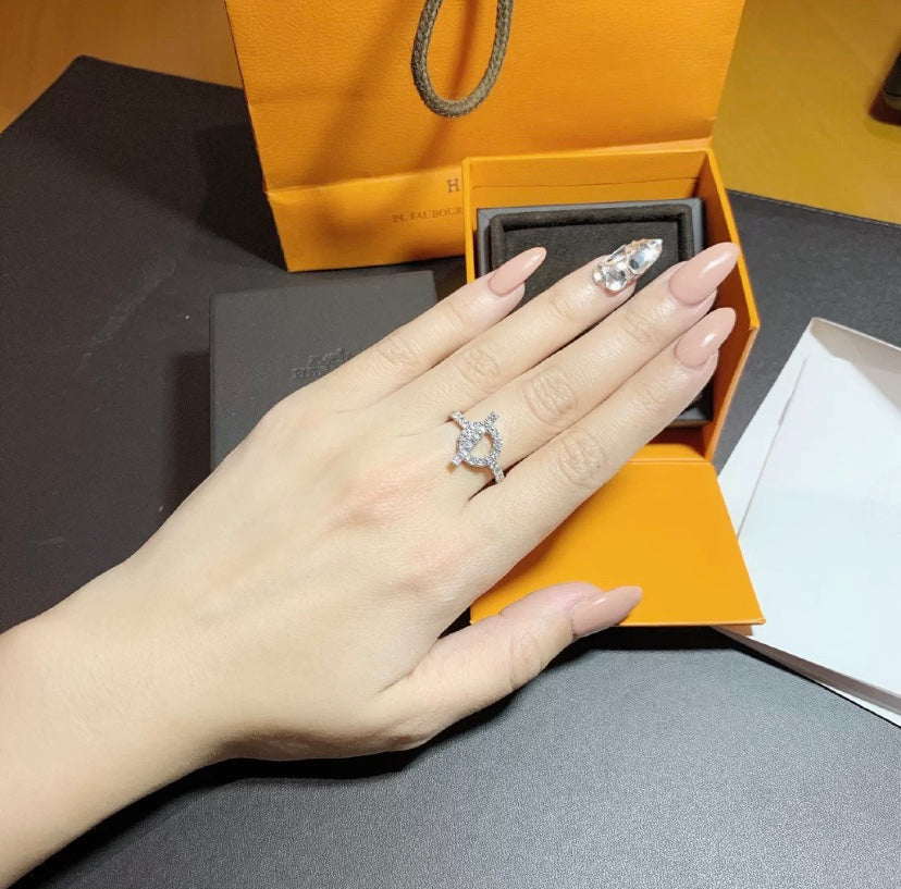 [⭐Spark]ECHAPPEE RING SILVER DIAMOND
