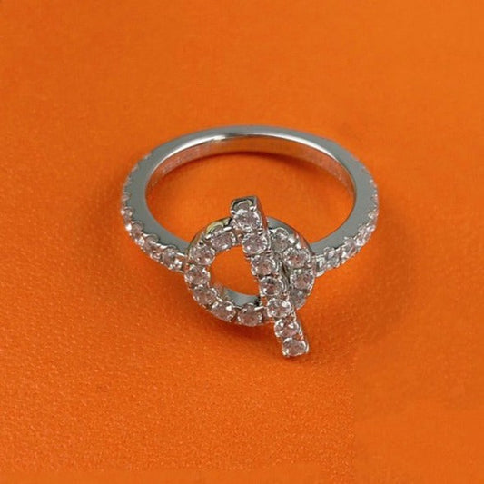 [⭐Spark]ECHAPPEE RING SILVER DIAMOND