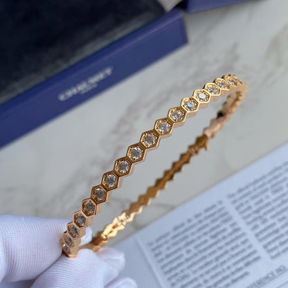 [⭐Spark]BEE LOVE GOLD BRACELET FULL DIAMOND