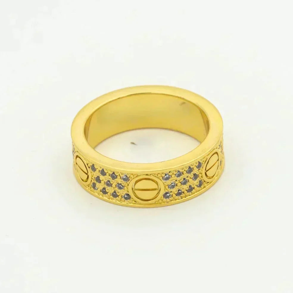 [⭐Spark]LOVE RING 5.5MM DIAMONDS PAVED