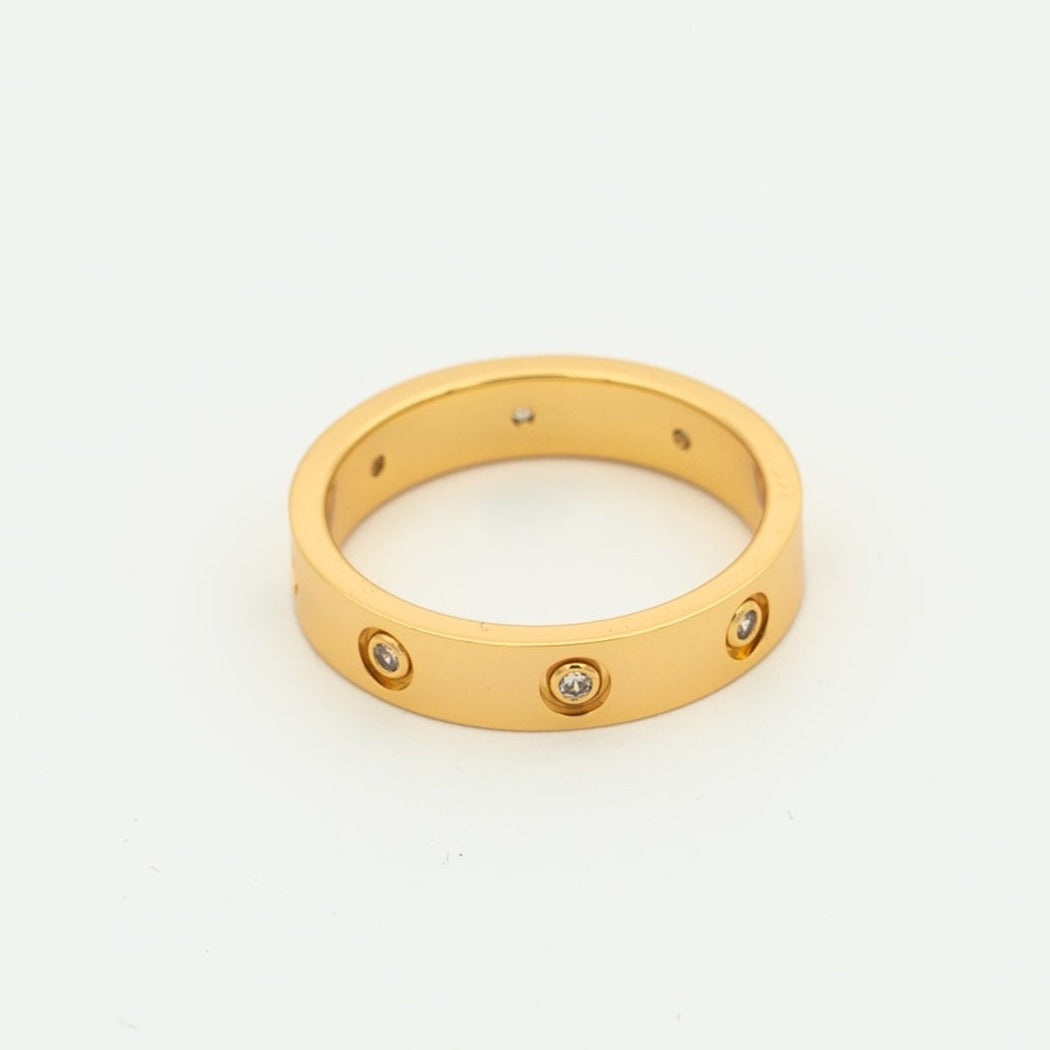 [⭐Spark]LOVE RING 3.6MM 8 DIAMONDS