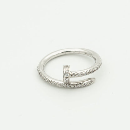 [⭐Spark]JUSTE RING 1.8MM SILVER DIAMONDS