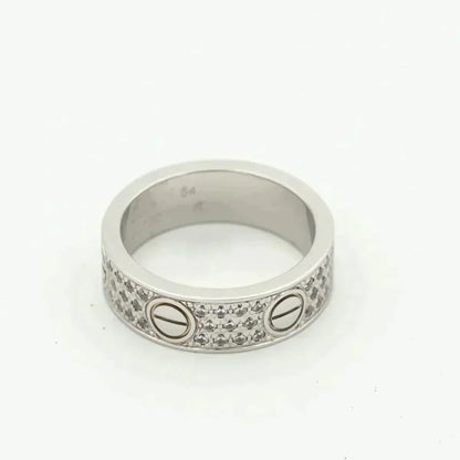[⭐Spark]LOVE RING 5.5MM DIAMONDS PAVED
