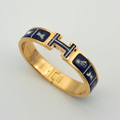 [⭐Spark]H BRACELET BLUE CERAMIC