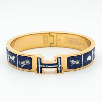 [⭐Spark]H BRACELET BLUE CERAMIC