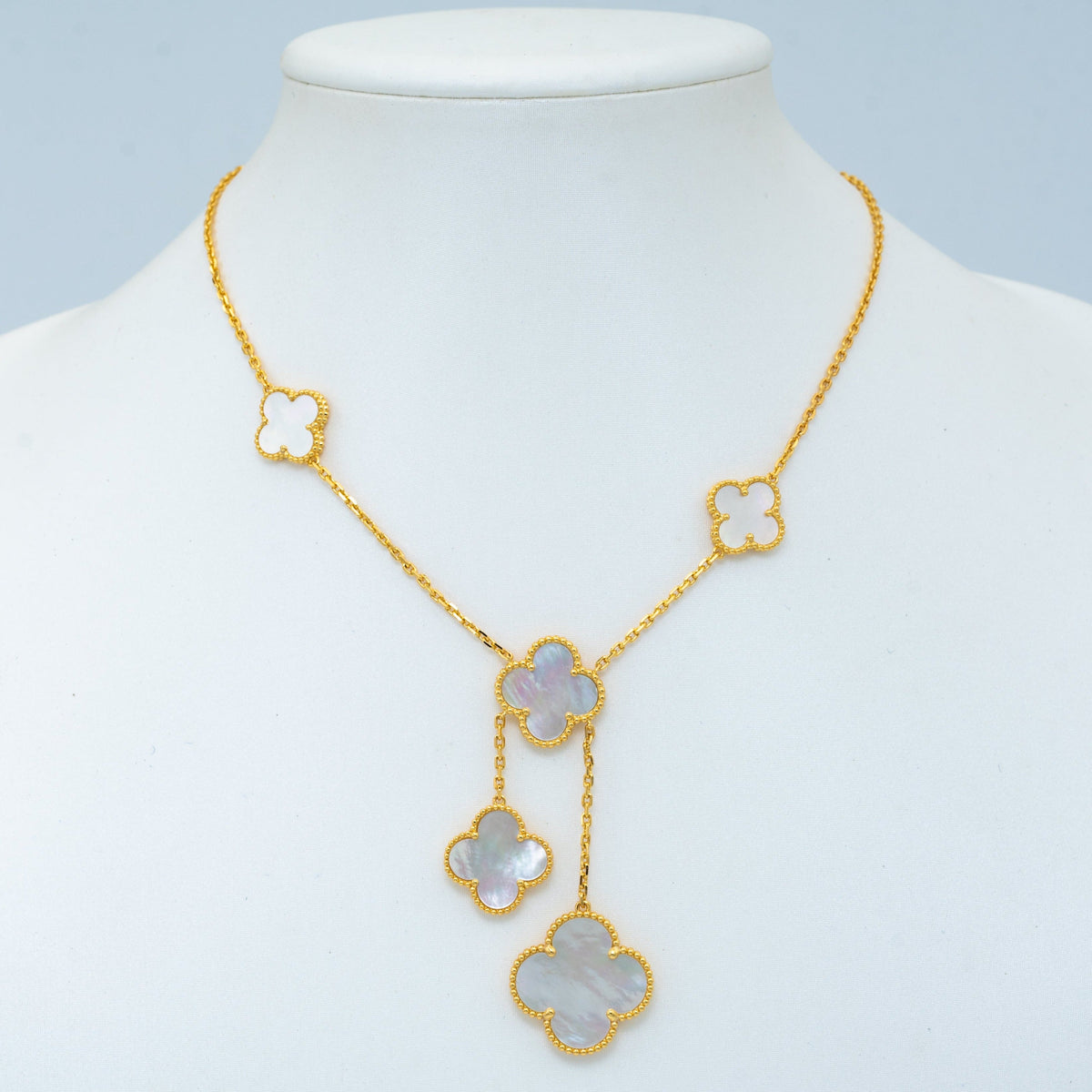 [⭐Spark]CLOVER MOTHER OF PEARL NECKLACE 6 MOTIF