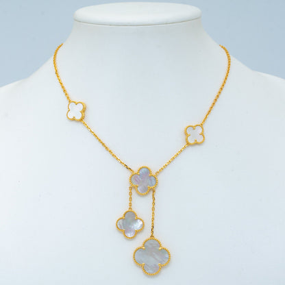 [⭐Spark]CLOVER MOTHER OF PEARL NECKLACE 6 MOTIF