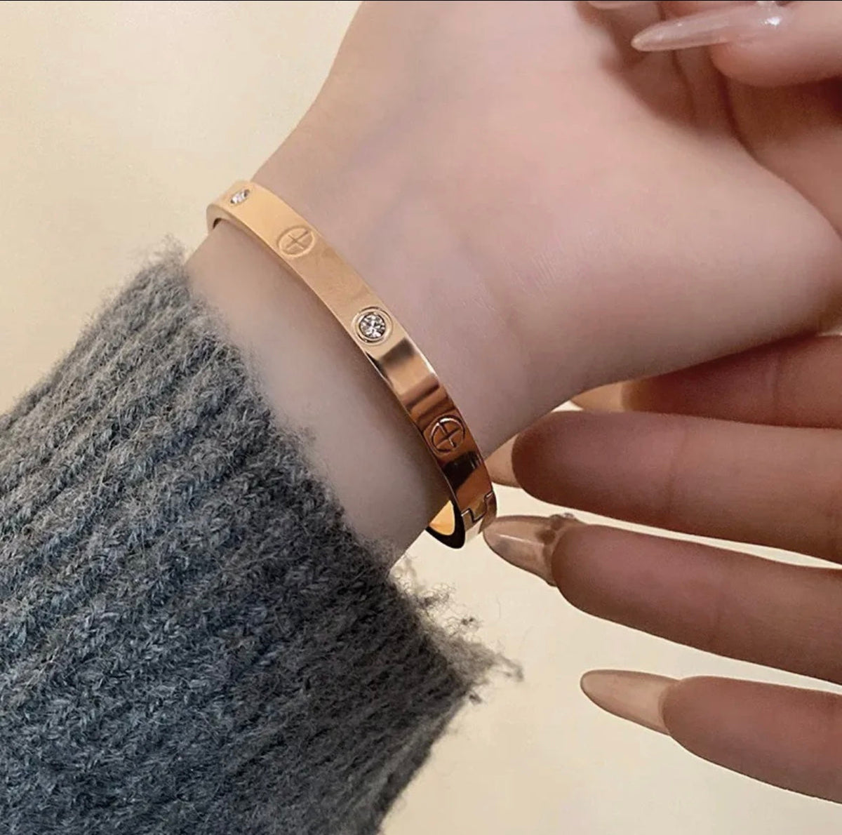 [⭐Spark] 2026 RAINBOW LOVE BRACELET 6.1MM  10 DIAMONDS