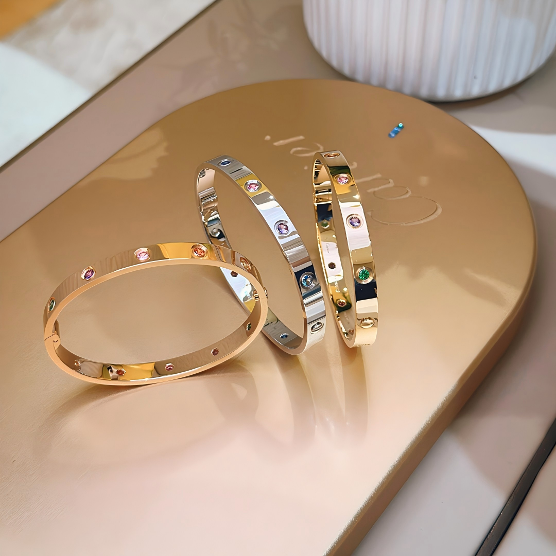 [⭐Spark] 2026 RAINBOW LOVE BRACELET 6.1MM  10 DIAMONDS
