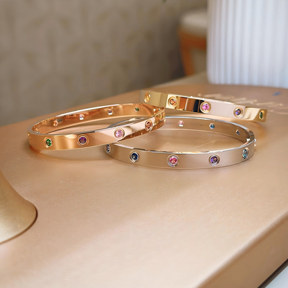 [⭐Spark] 2026 RAINBOW LOVE BRACELET 6.1MM  10 DIAMONDS