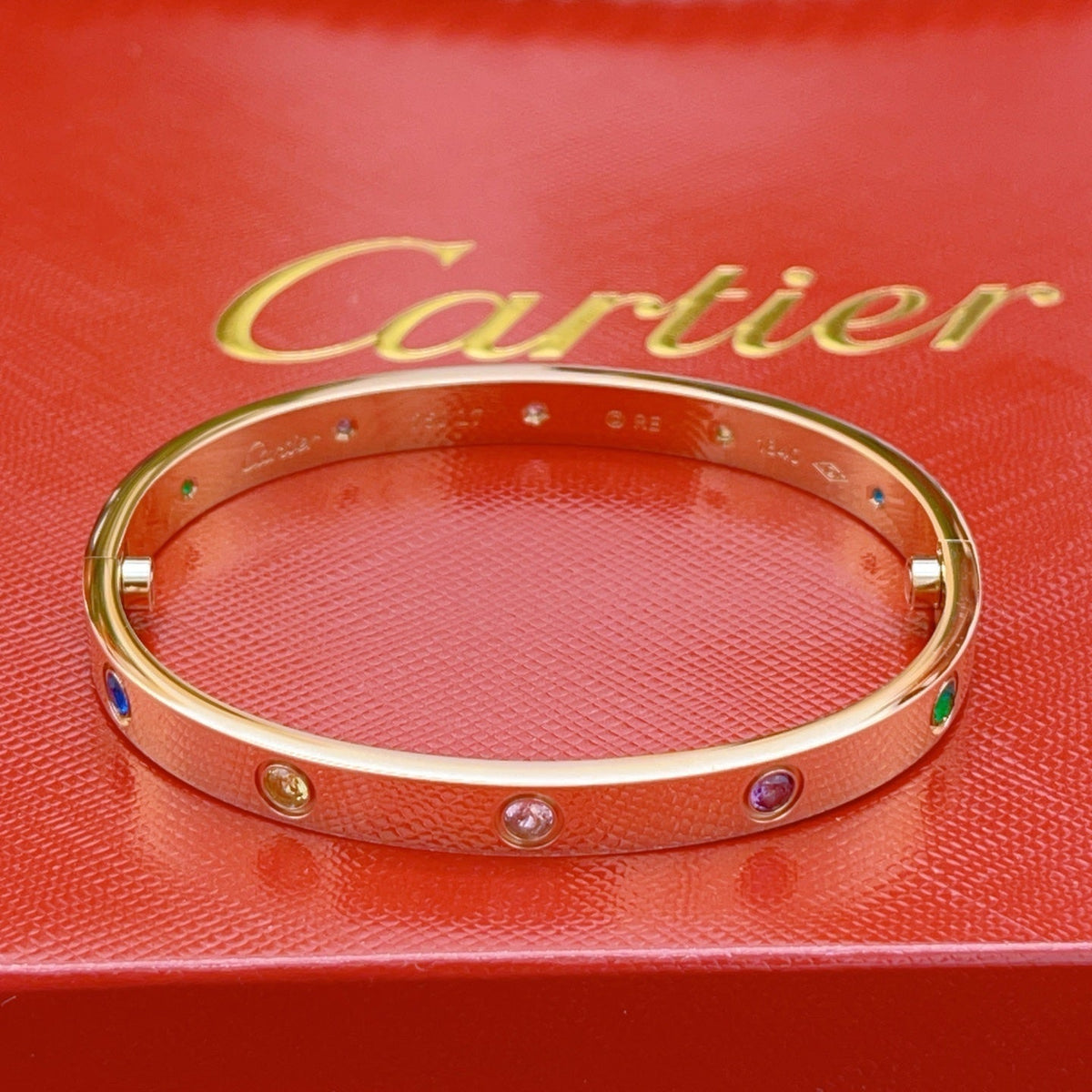 [⭐Spark] 2026 RAINBOW LOVE BRACELET 6.1MM  10 DIAMONDS