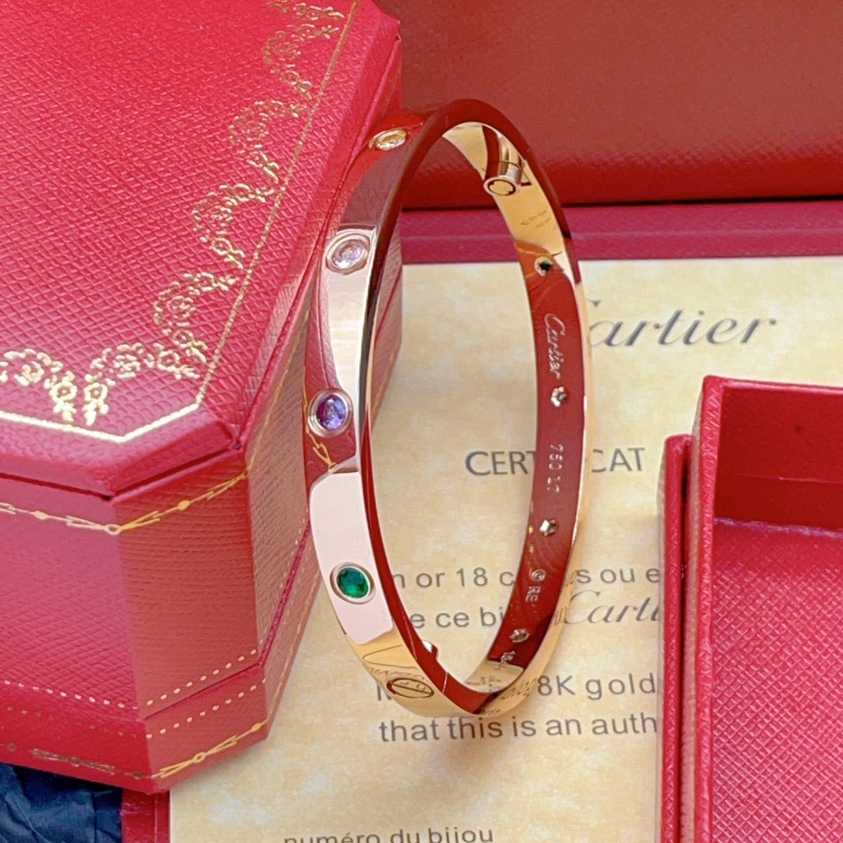 [⭐Spark] 2026 RAINBOW LOVE BRACELET 6.1MM  10 DIAMONDS