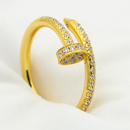 [⭐Spark]JUSTE RING 1.8MM GOLD DIAMONDS
