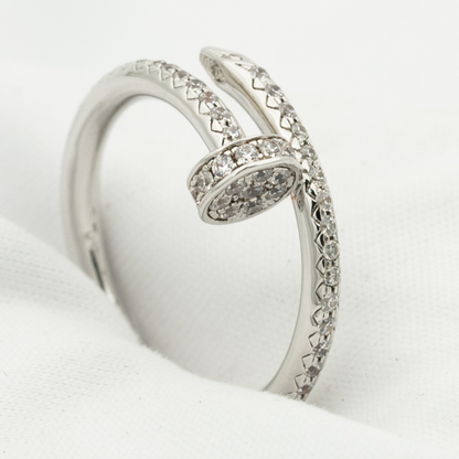 [⭐Spark]JUSTE RING 1.8MM SILVER DIAMONDS
