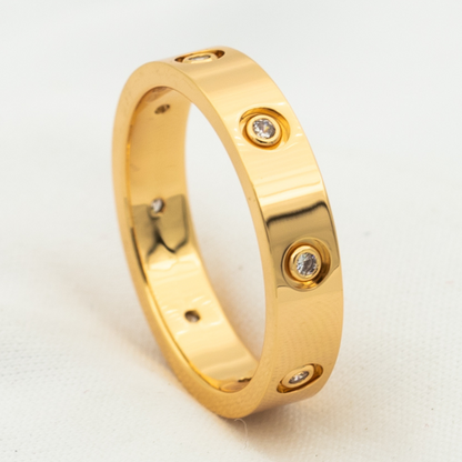 [⭐Spark]LOVE RING 3.6MM 8 DIAMONDS