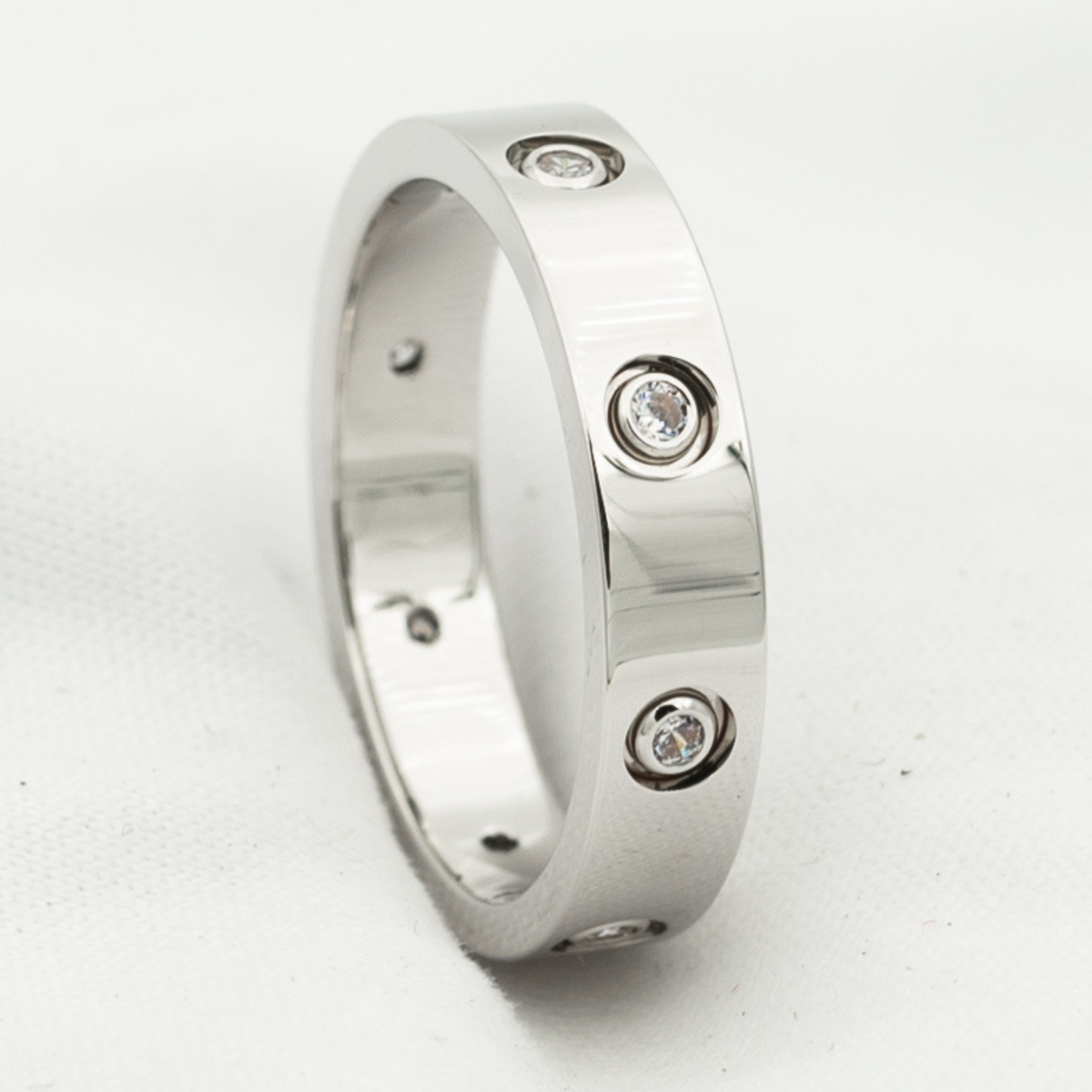 [⭐Spark]LOVE RING 3.6MM 8 DIAMONDS