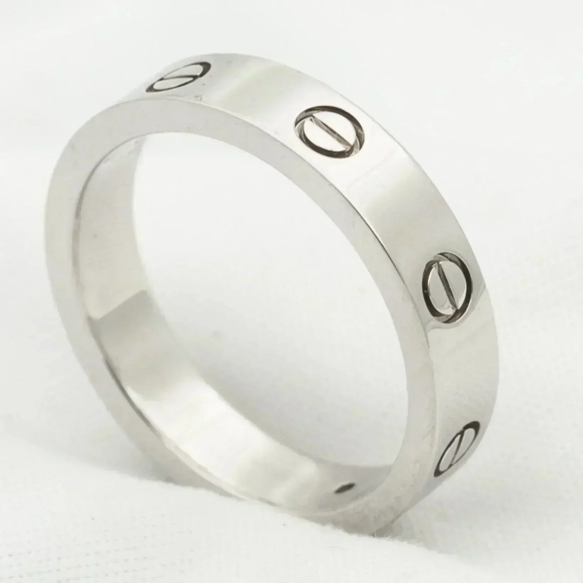 [⭐Spark]LOVE RING 4MM 1 DIAMOND SILVER