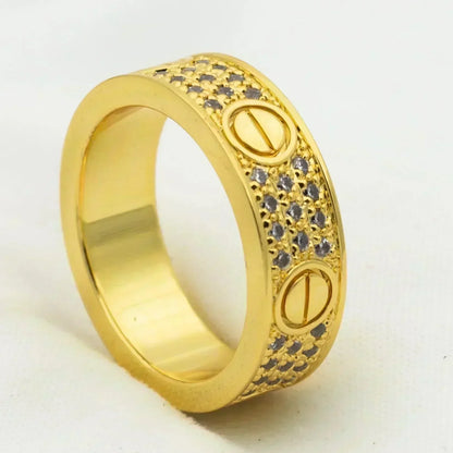 [⭐Spark]LOVE RING 5.5MM DIAMONDS PAVED