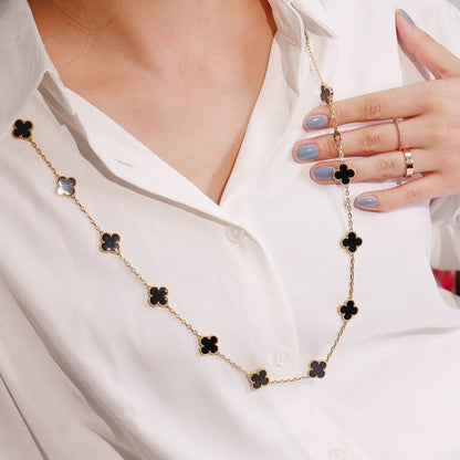 [⭐Spark]CLOVER 20 MOTIFS ONYX ROSE GOLD