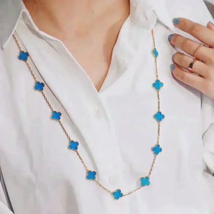 [⭐Spark]CLOVER 20 MOTIFS TURQUOISE GOLD
